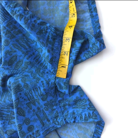 Patagonia Blue & Black Swim Shorts Trunks w Belt Size L - Picture 5 of 11